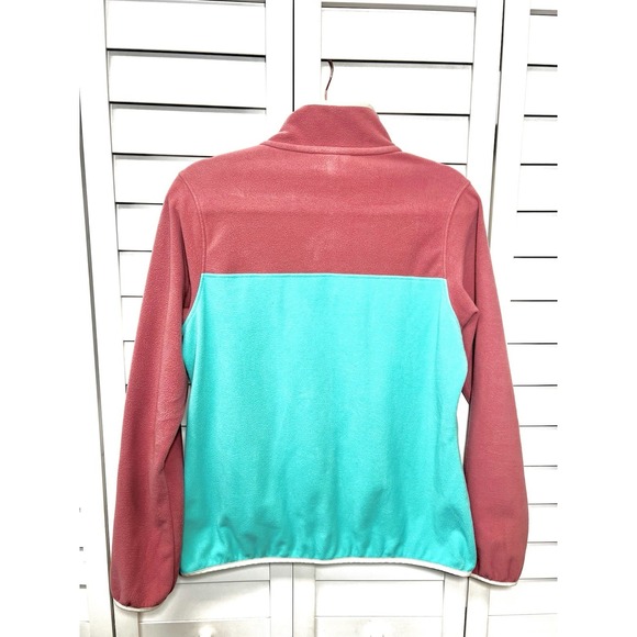 Patagonia Micro D Snap-T Fleece Pullover Hiking Women's Size Medium Fresh Teal - Picture 9 of 9